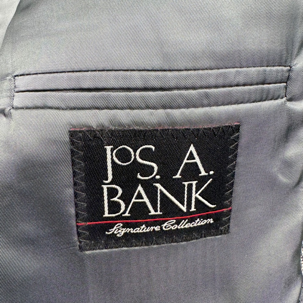 JOS A BANK Signature Collection Mens Wool Plaid Sport Coat‎ Blazer R42 - Picture 5 of 10